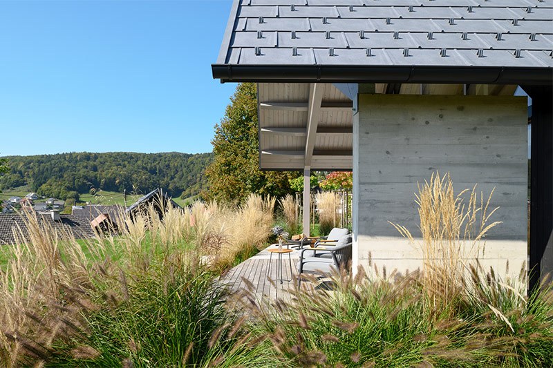 Wooden Holiday Retreat on Steep Terrain Wooden Holiday Retreat on Steep Terrain